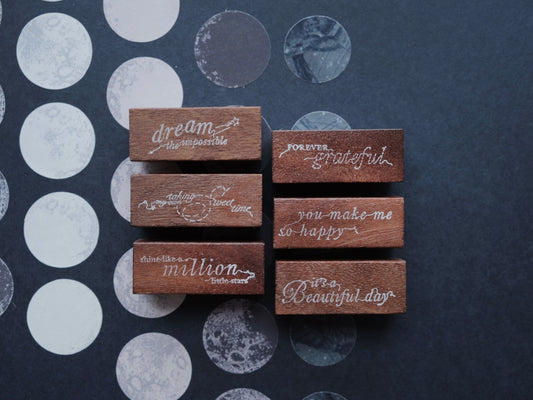 Jieyanow Atelier Phases To Loving You Rubber Stamp
