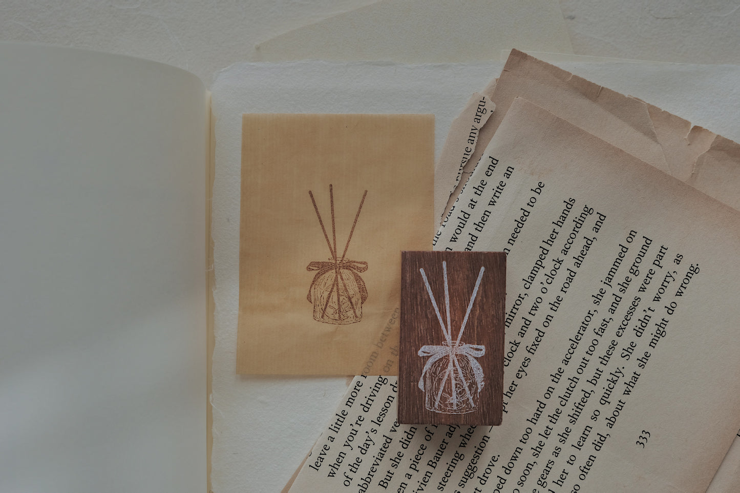 Jieyanow Atelier Slow Living Series Rubber Stamps