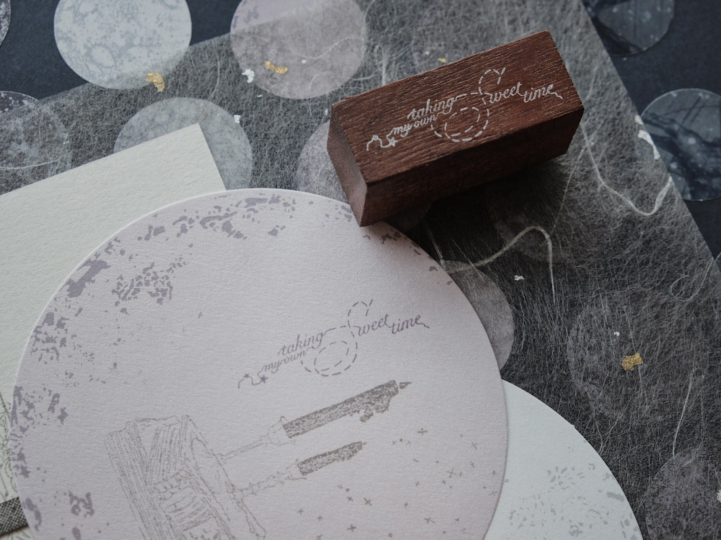 Jieyanow Atelier Phases To Loving You Rubber Stamp
