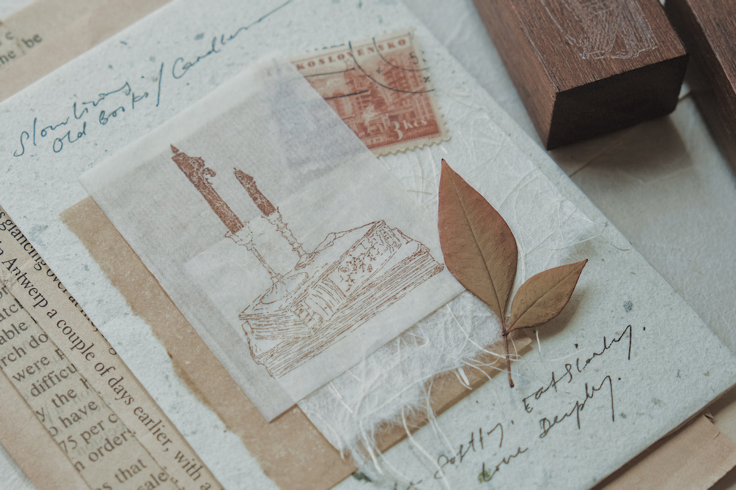 Jieyanow Atelier Slow Living Series Rubber Stamps