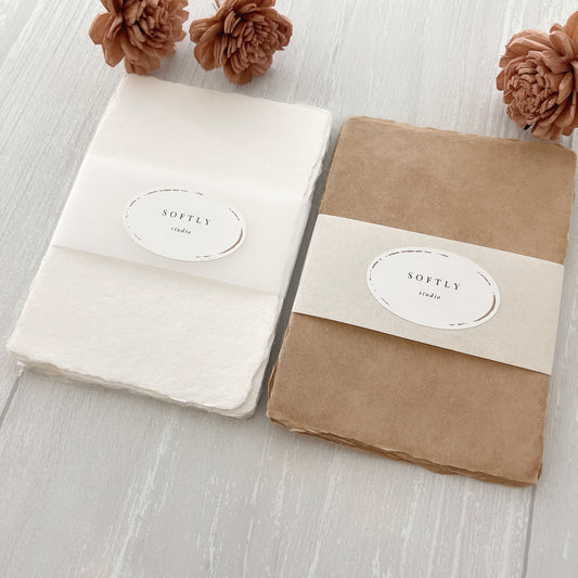 Softly Studio 4Bar Handmade Paper Set
