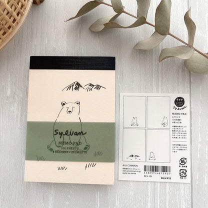 EL COMMUN Forest Animals Memo Pad