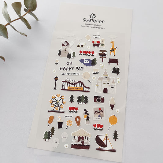 Suatelier Oh Happy Day Sticker // no. 1106