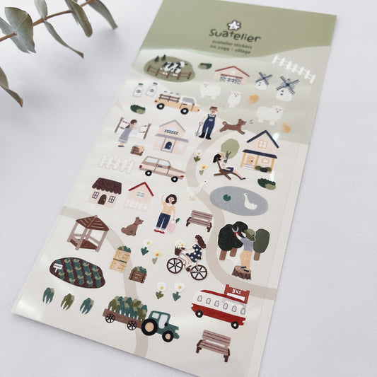 Suatelier Village Sticker // no. 1099