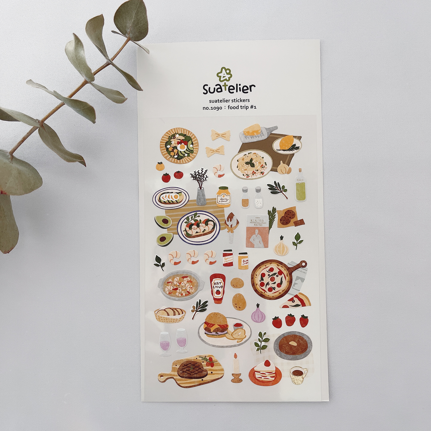 Suatelier Food Trip #1 Sticker // no. 1090