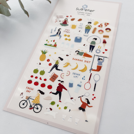 Suatelier DIET Sticker // no. 1063