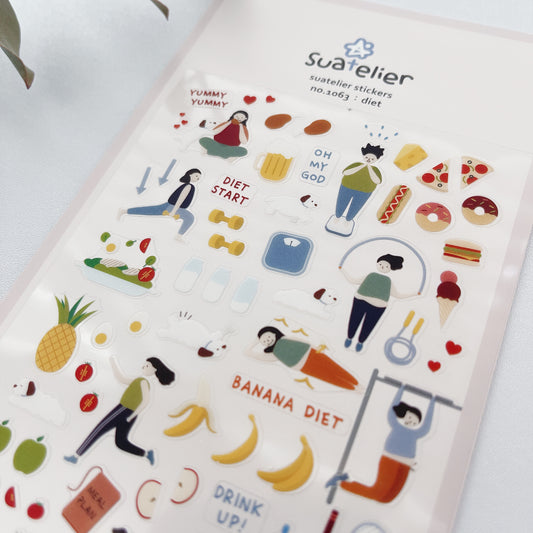 Suatelier DIET Sticker // no. 1063