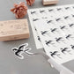 Vintage Swallow Sticker Set