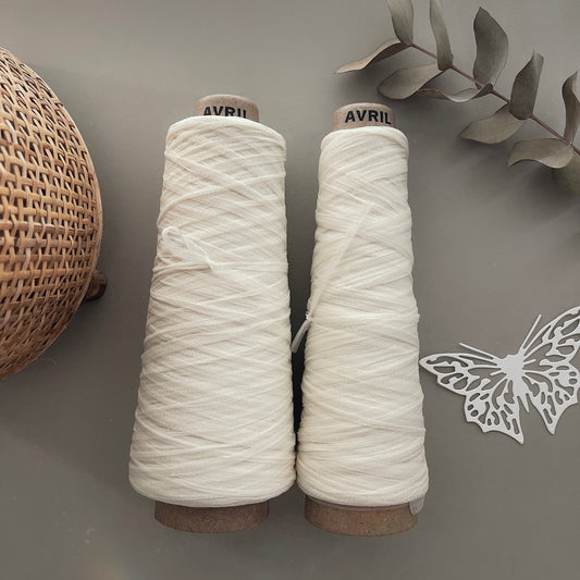 AVRIL Yarn MESH// White
