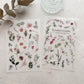 MU Print-On Sticker // No.191 to 194
