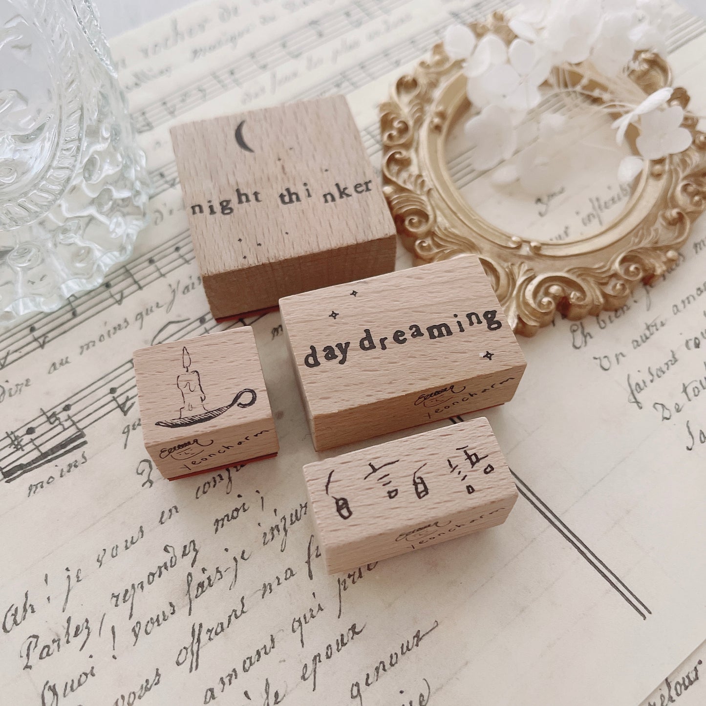 Yeoncharm Day & Night Rubber Stamp