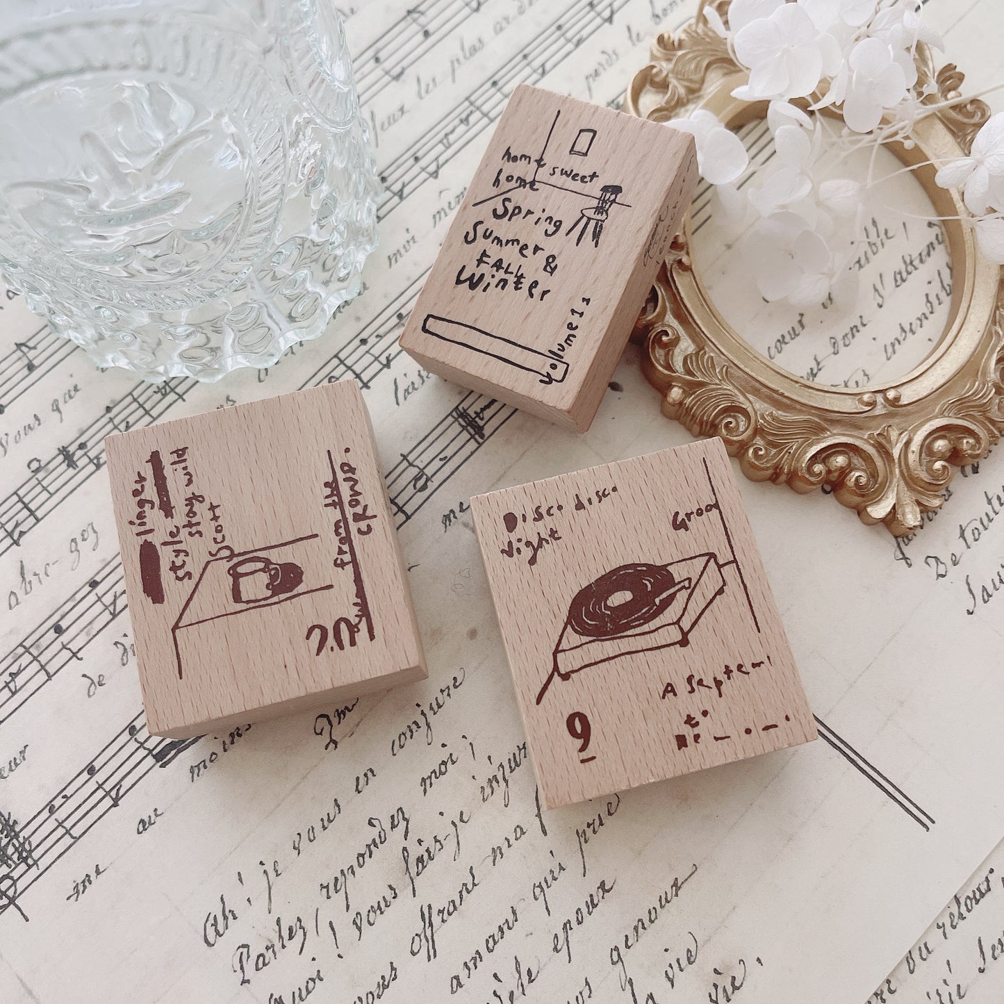 Yeoncharm Corner Item Rubber Stamp