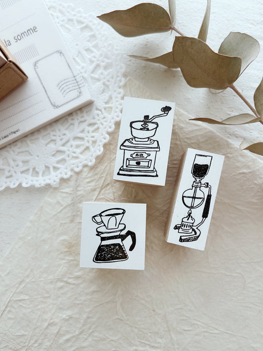 36 Sublo Coffee Series Rubber Stamps