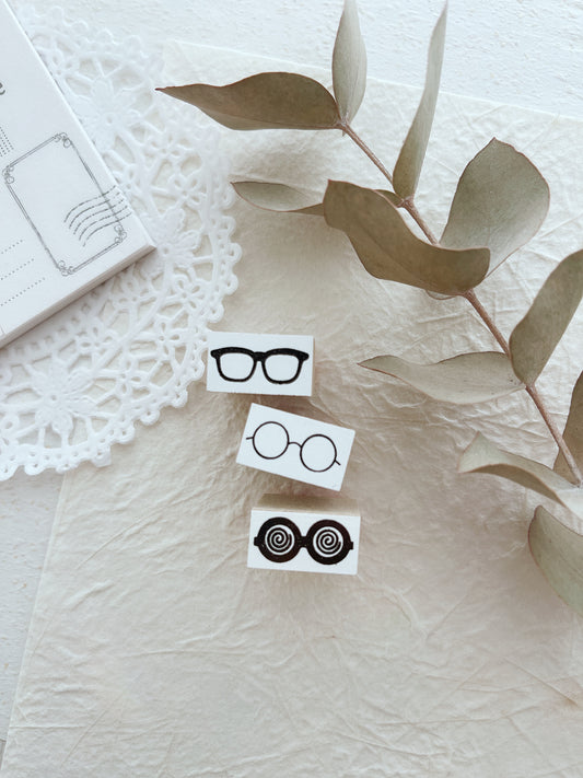 36 Sublo Eyeglasses Rubber Stamps