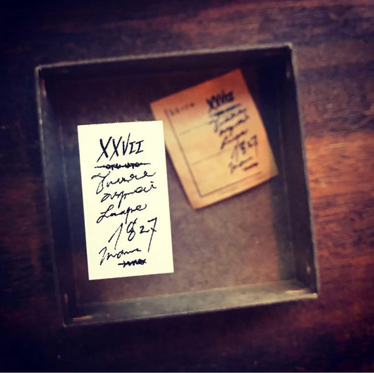 Lamp x Paperi Original Rubber Stamp// Book Label