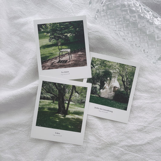 Day and Moment Polaroid Postcard// Garden
