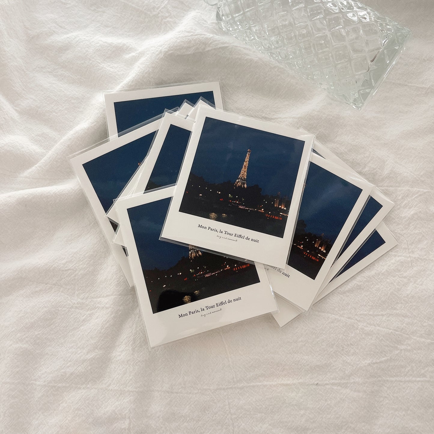 Day and Moment Polaroid Postcard// Classic Paris