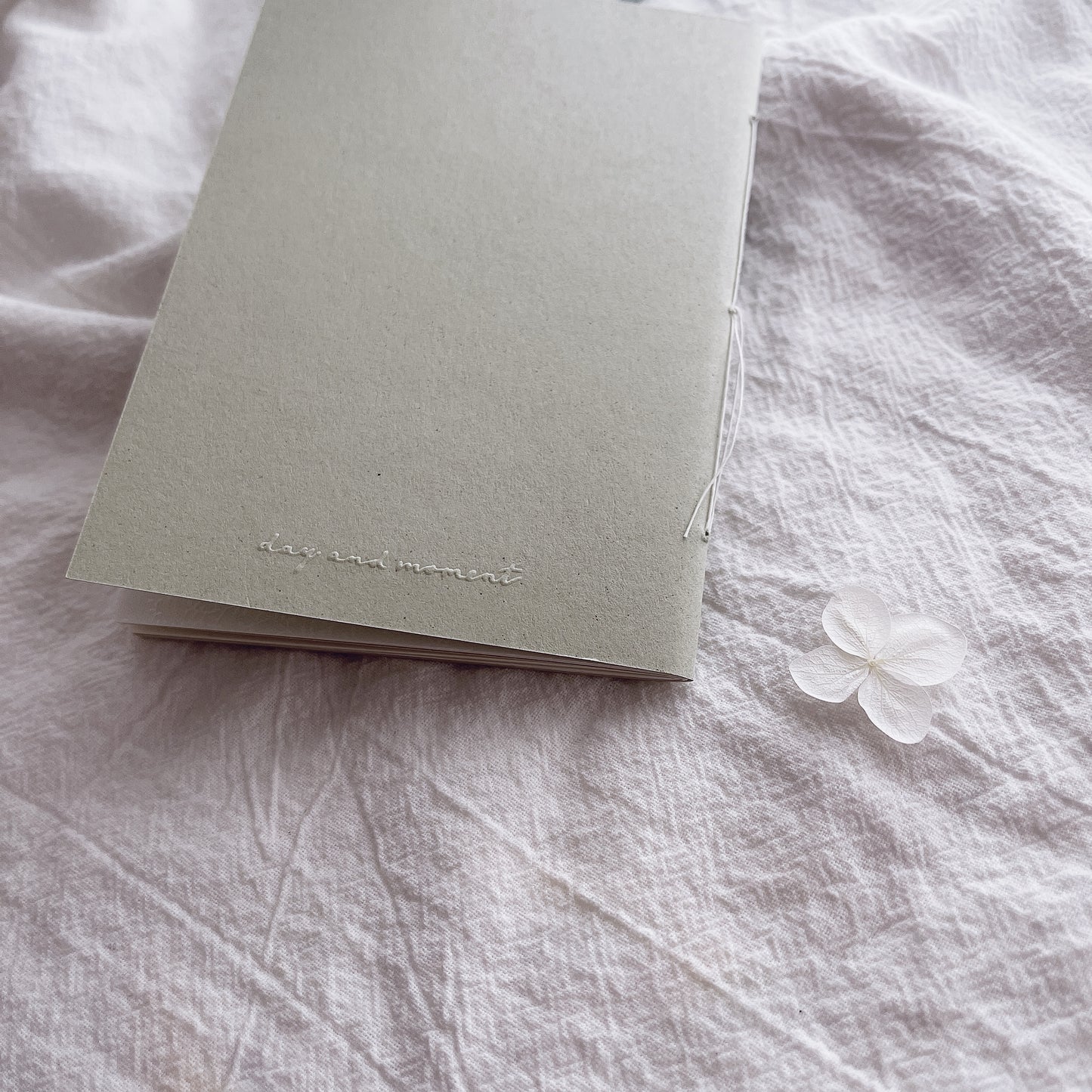 Day and Moment Lily of the Valley Handmade Notebook// Passport Size