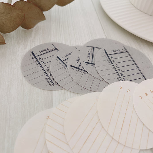 Journaling Ephemera // circle stickers