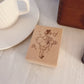 Two Raccoons Coffee & Tea Girl Rubber Stamps