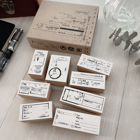 Plus.Minus BLANK Rubber Stamps