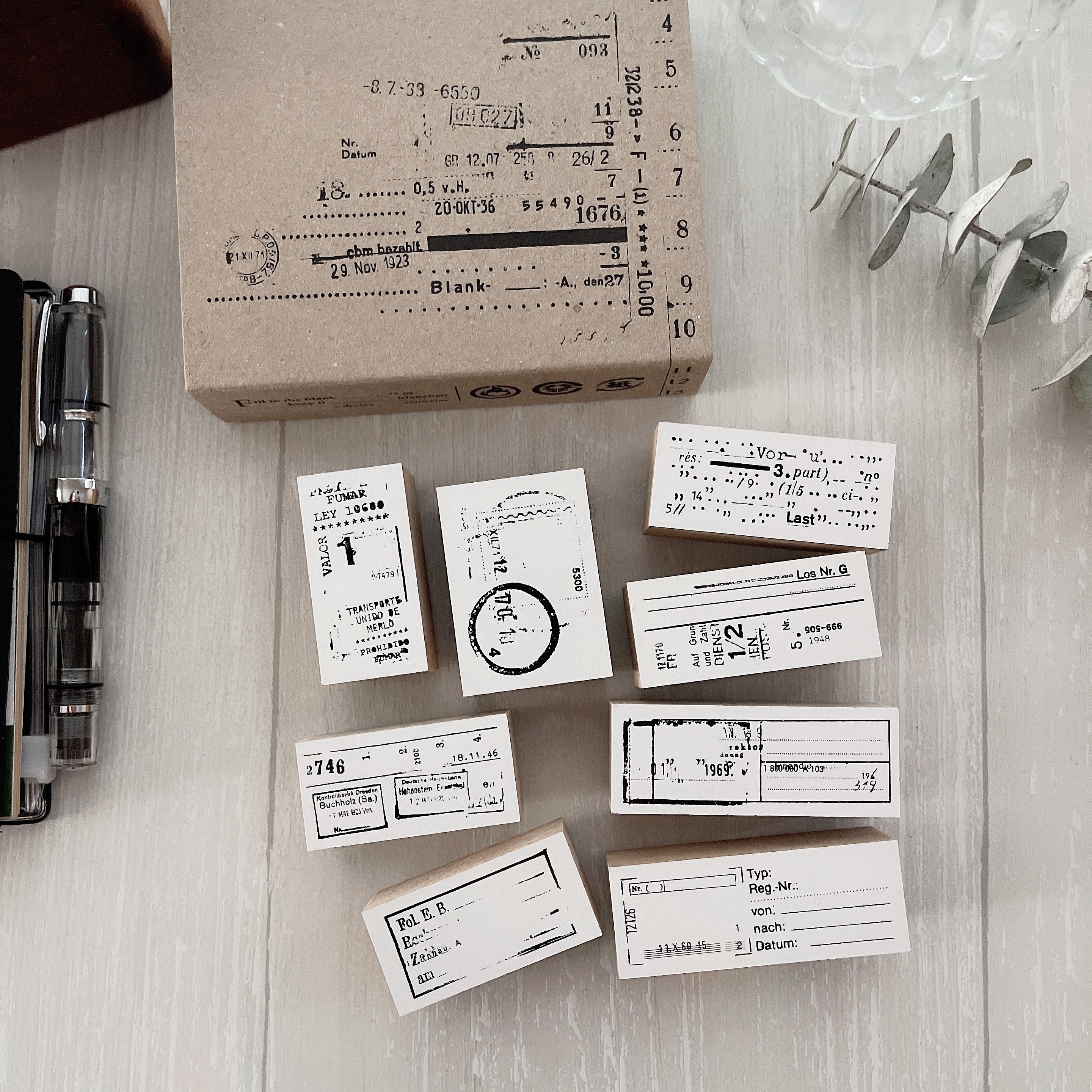 Plus.Minus BLANK Rubber Stamps – Journal Station