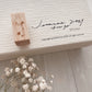 Jeenzaa Zoey Falling Flowers & Shadows Rubber Stamps // No. 01