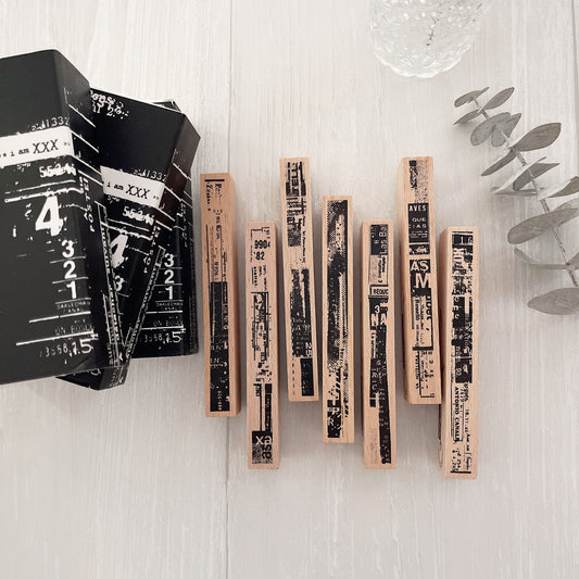 Plus.Minus I am XXX Rubber Stamp Set