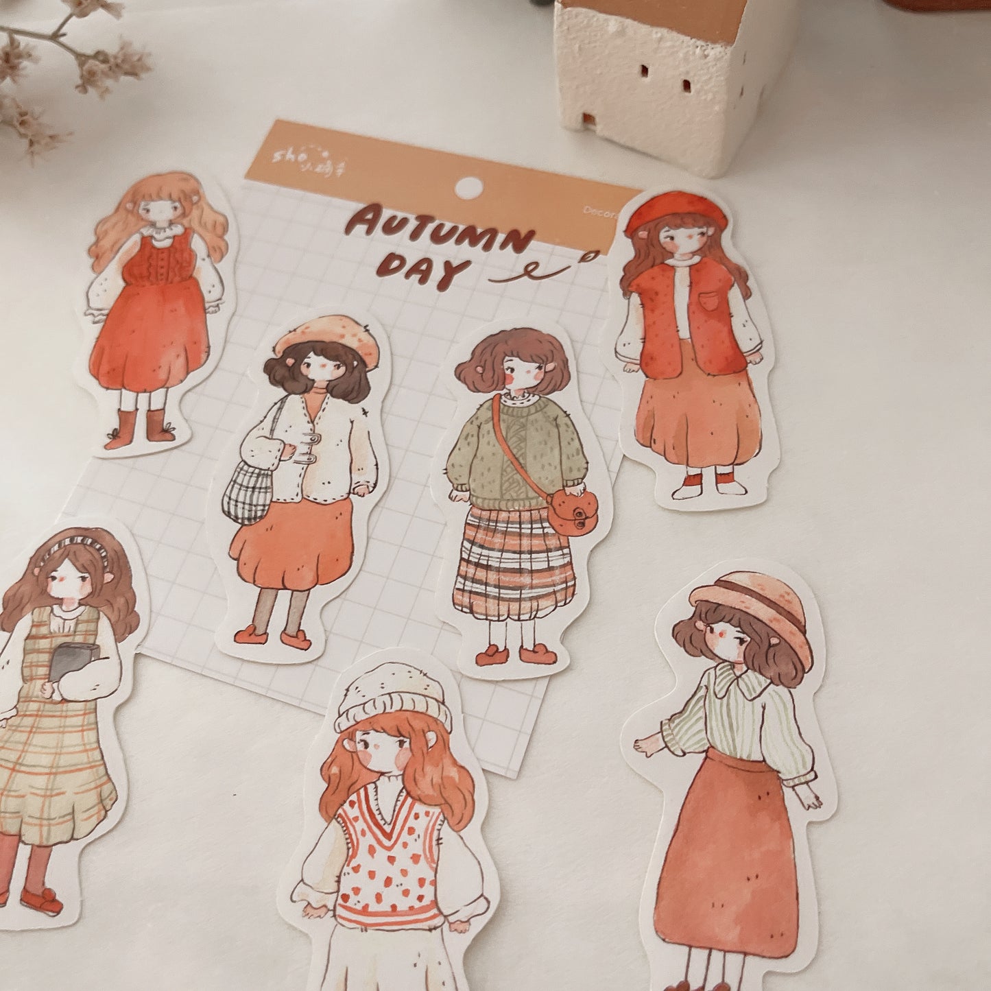 Sho Littlehappiness Autumn Day Sticker Pack