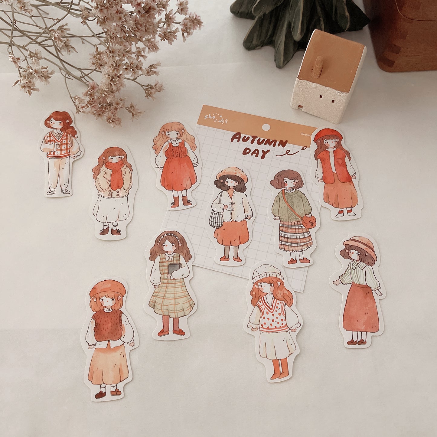 Sho Littlehappiness Autumn Day Sticker Pack