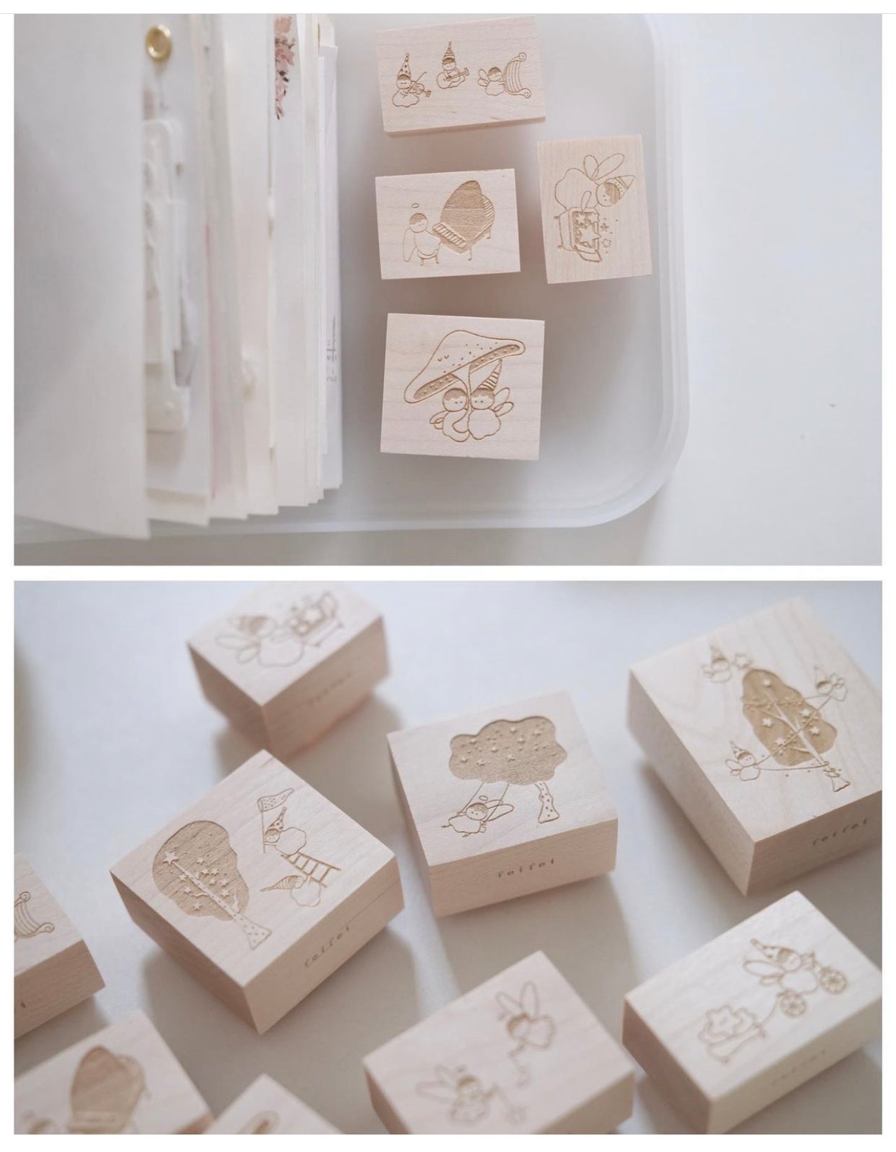 Fei Fei | Angel Series | Rubber Stamps