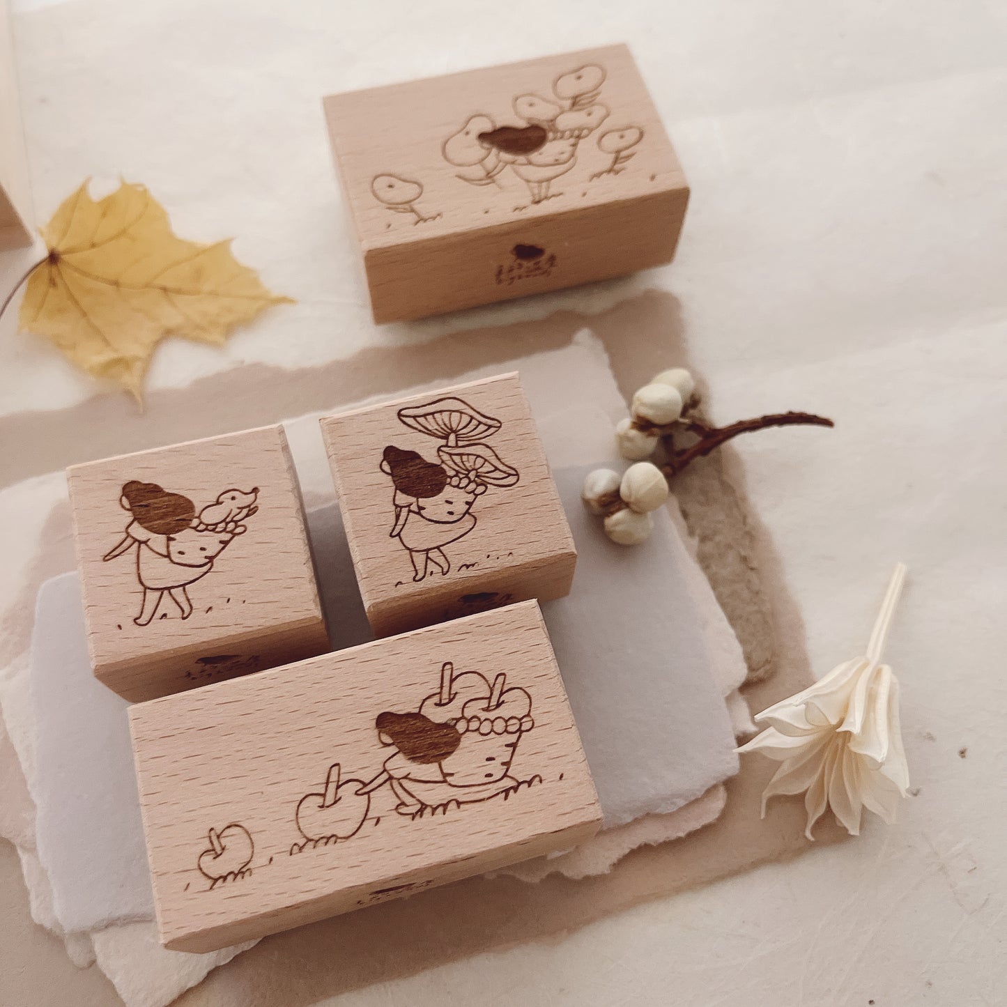 Bighands 2022 August Rubber Stamp | Take a Walk with Mushroom