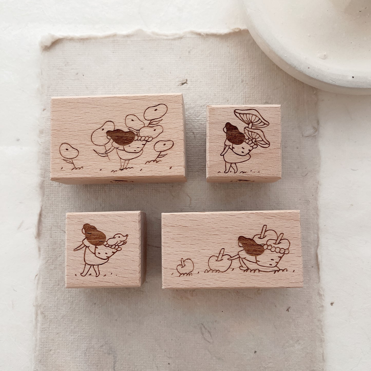 Bighands 2022 August Rubber Stamp | Pick Some Flowers
