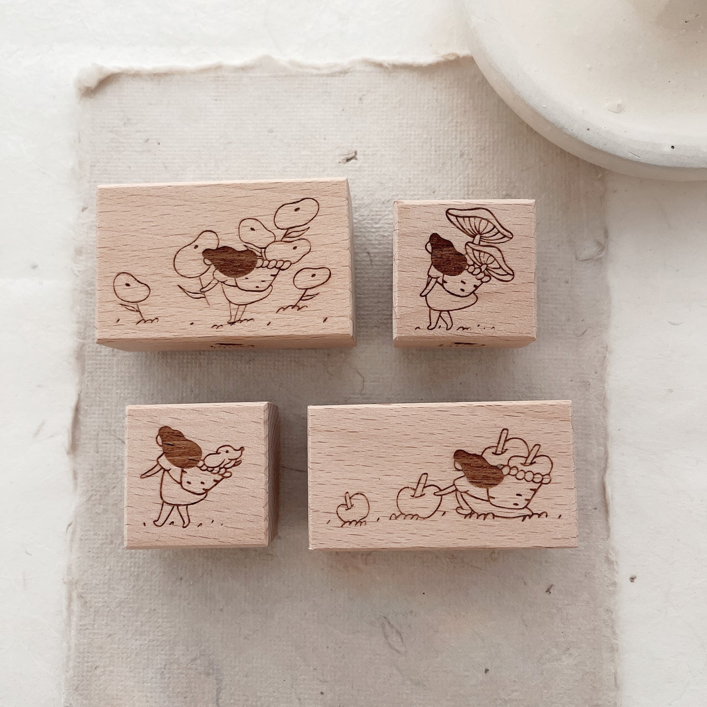 Bighands 2022 August Rubber Stamp | Take a Walk with Mushroom