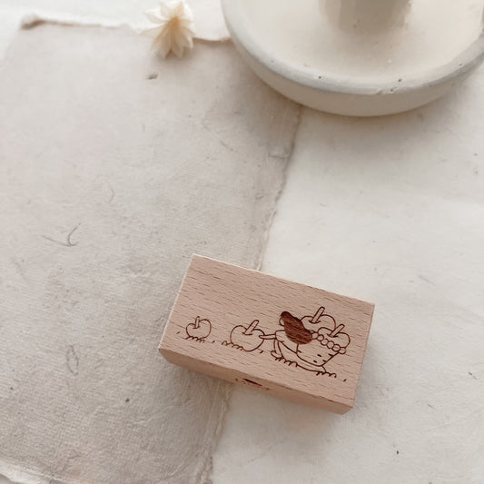 Bighands 2022 August Rubber Stamp | Pick Some Apples