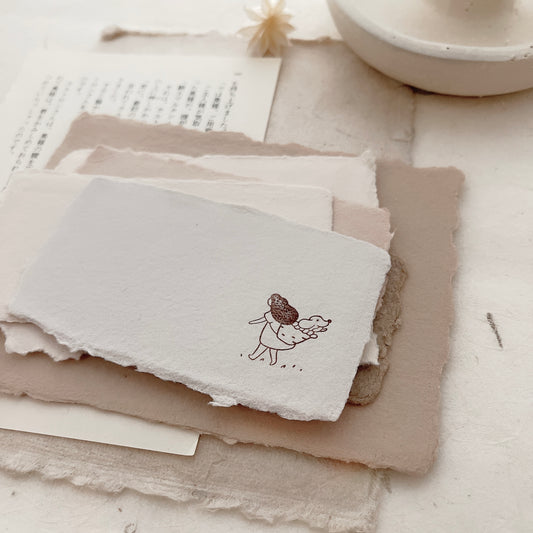 Bighands 2022 August Rubber Stamp | Take a Walk with Dog