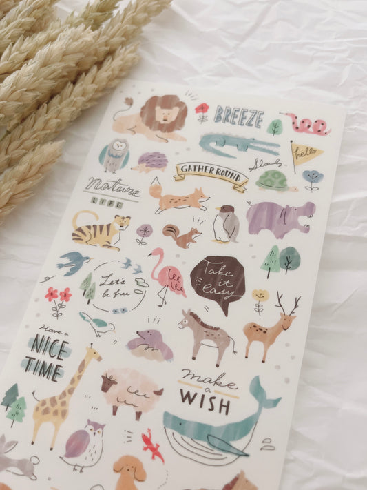 Mind Wave Drawing Stickers | Animal