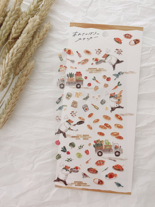 Mind Wave Awatenbo Sticker | Bear the Chef