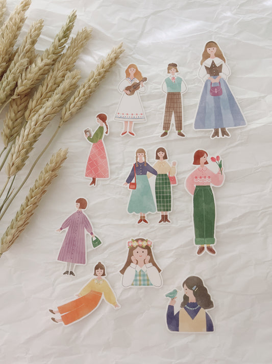 Mind Wave ami Sticker | Retro Girl