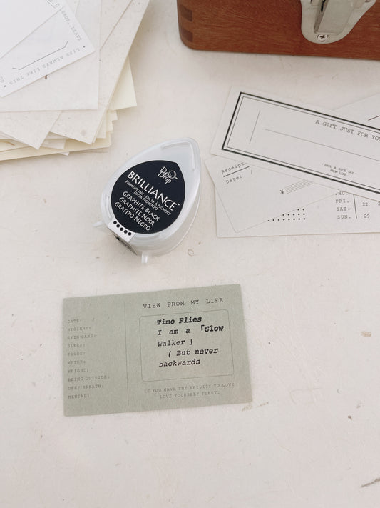 Brilliance Dewdrop Stamp Pad | Graphite Black