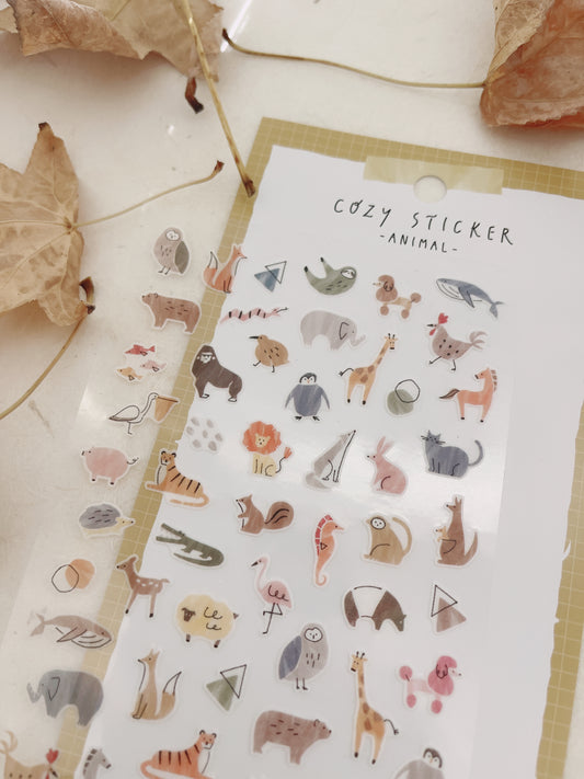 Mind Wave Cozy Sticker | Animal