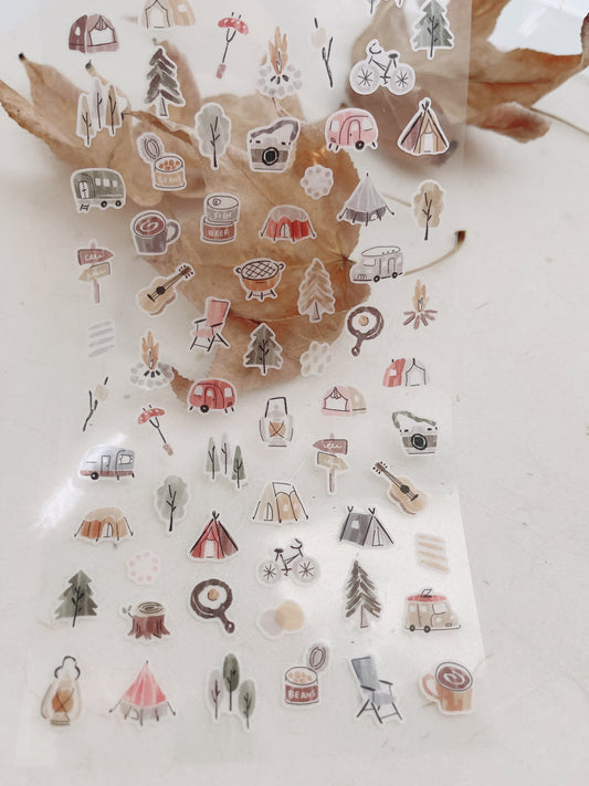 Mind Wave Cozy Sticker | Camp