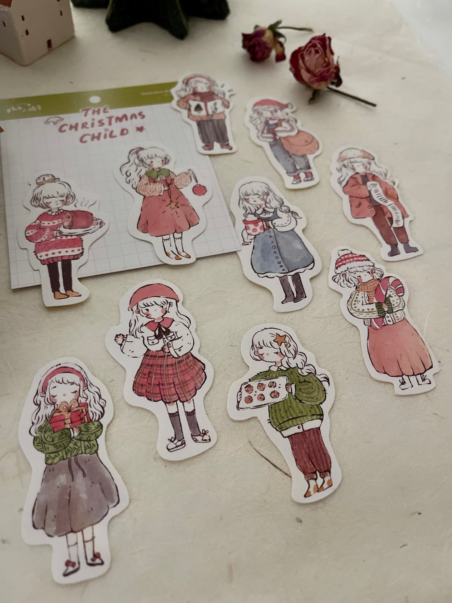 Sho Littlehappiness The Christmas Child Sticker Pack