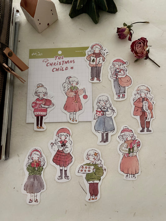 Sho Littlehappiness The Christmas Child Sticker Pack