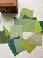 Awagami Factory Assorted Washi Paper Block | Green