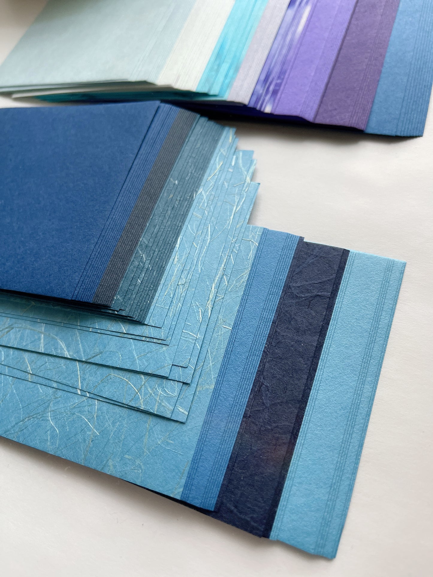 Awagami Factory Assorted Washi Paper Block | Blue