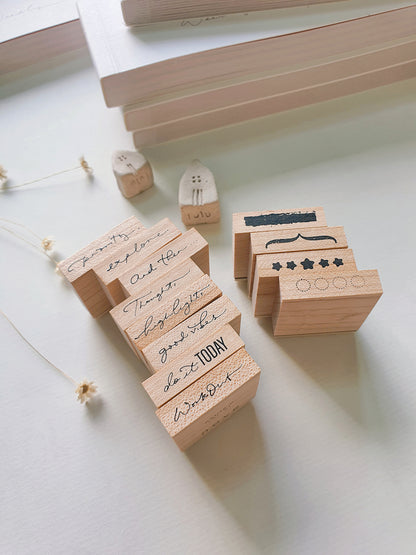 Nove { Petite W } Rubber Stamps