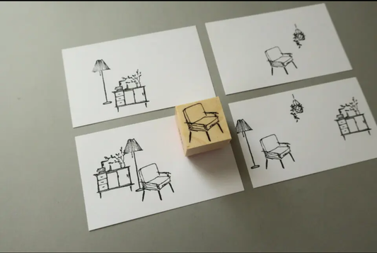 MA7stamp At Home Rubber Stamp | Single Sofa