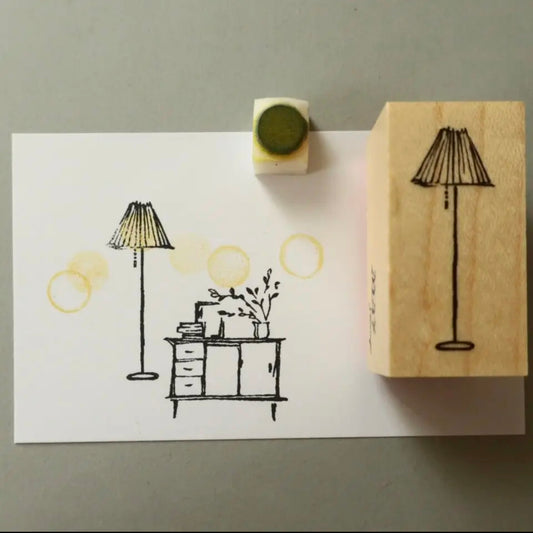 MA7stamp At Home Rubber Stamp | Floor Lamp