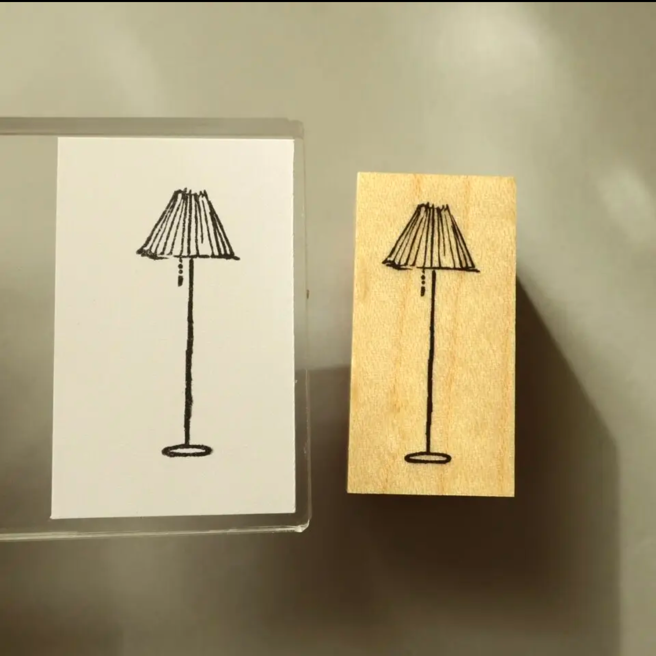 MA7stamp At Home Rubber Stamp | Floor Lamp